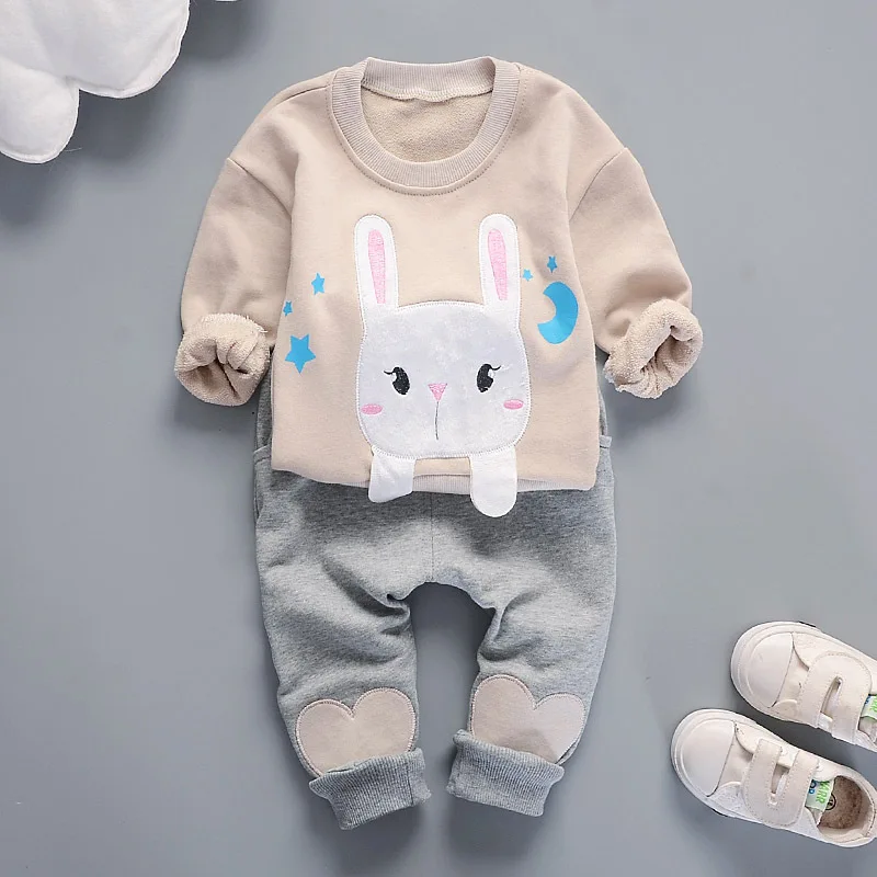 Коллекция 2019 года комплекты одежды для мальчиков и девочек с начесом весенне