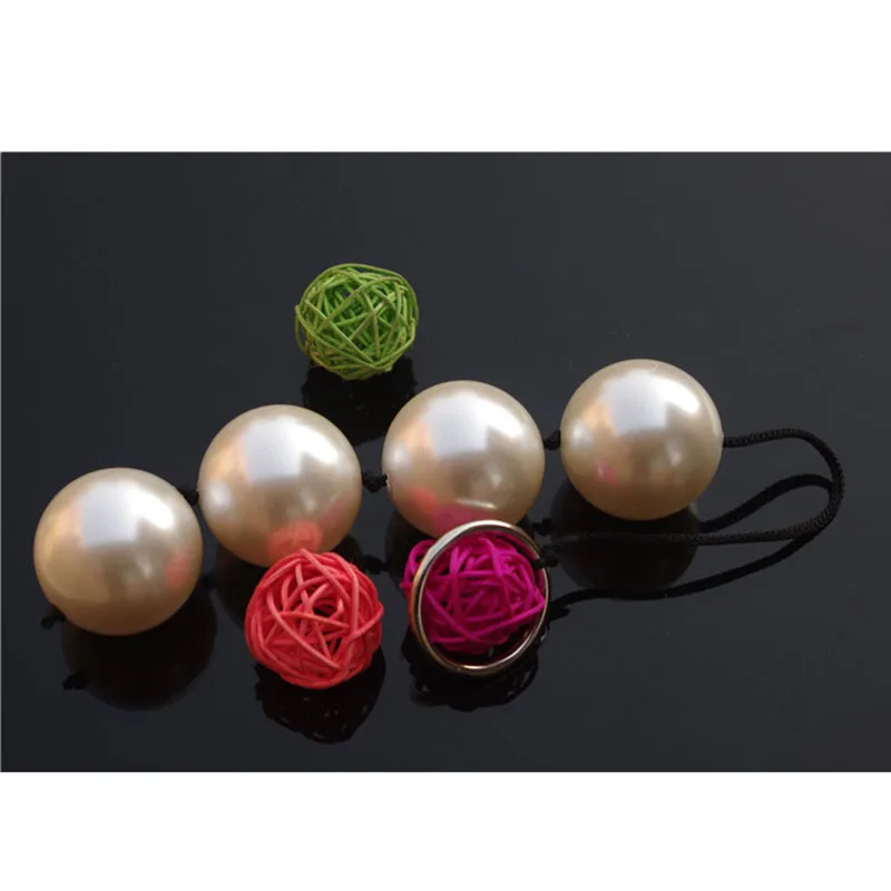 Large 4 Pearl Beads Anal Plug Ball Anus Buttplug Lesbian Gay Woman Adult Games Sex Toys Vaginal Shrink Yin Big Smart | Красота и
