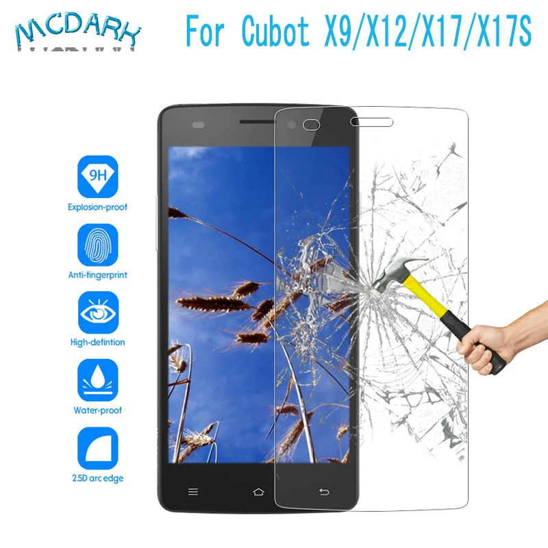 Защитная пленка для Cubot X12 X9 5 0 дюйма сменная стеклянная X17 S простые в установке