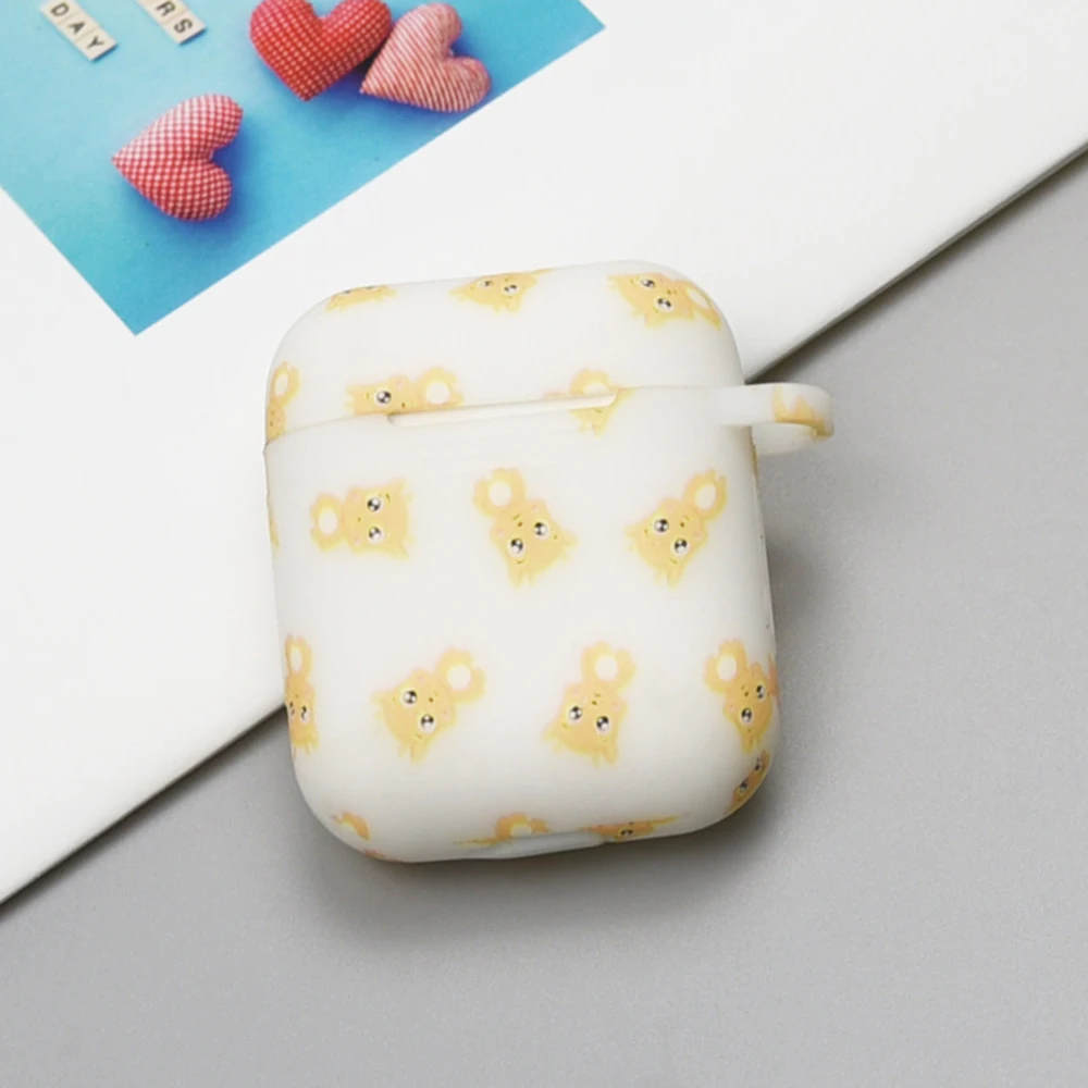Силиконовый чехол I9s для Apple, Bluetooth, Airpods, гарнитура, набор, мультяшный узор, чехол, аксессуары, кожа, для Apple Airpods, Opladen Doos