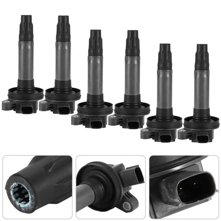 6Pcs Auto Engine Ignition Coil ignition module UF553 for FORD LINCOLN NISSAN MAZDA MERCURY coil connectors | Автомобили и