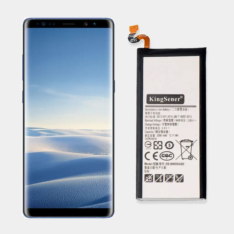 KingSener EB BN950ABE батарея для Samsung GALAXY Note 8 N9500 N950D N9508 N950F N950FD N950J N950N N950U N950W