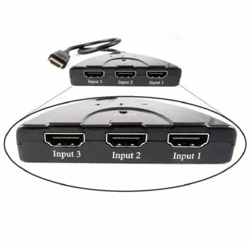 3 Порты и разъёмы 1080 P автоматический HDMI переключатель делителя концентратор