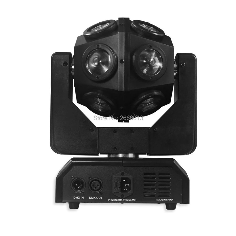 12X10W LED Луч движущийся головной свет/RGBW 4в1 бесконечный СВЕТОДИОДНЫЙ футбольный