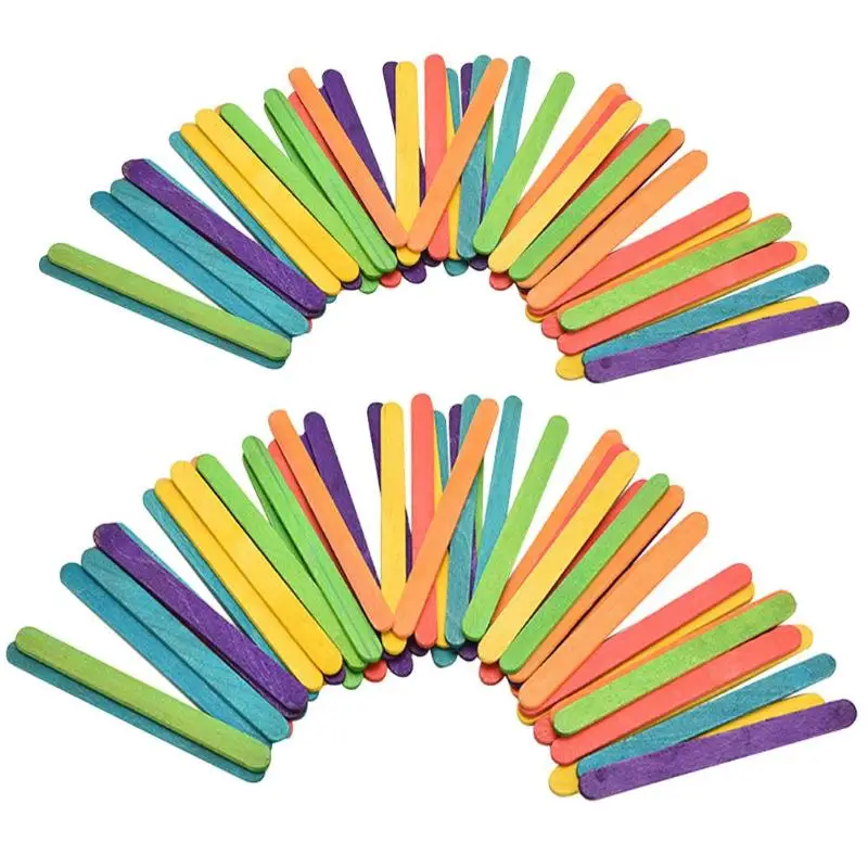 50 шт. разноцветные палочки для мороженого|Палочки мороженого| |
