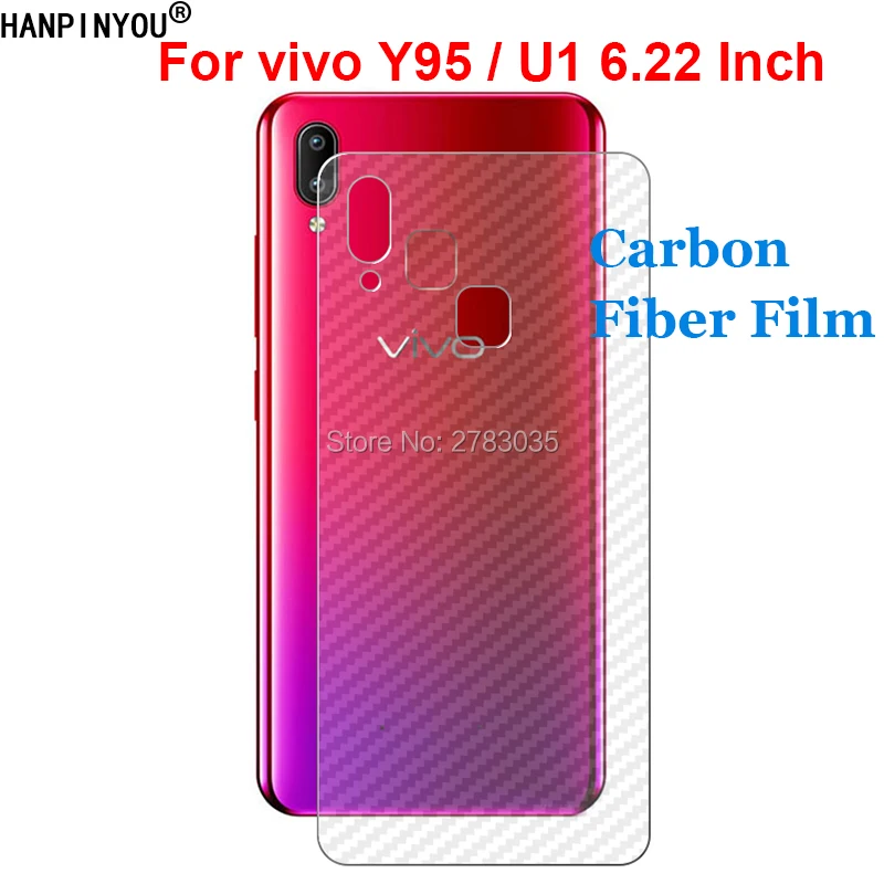 ДЛЯ vivo Y95 / U1 6 22 &quotпрочная прозрачная ультратонкая задняя пленка из углеродного