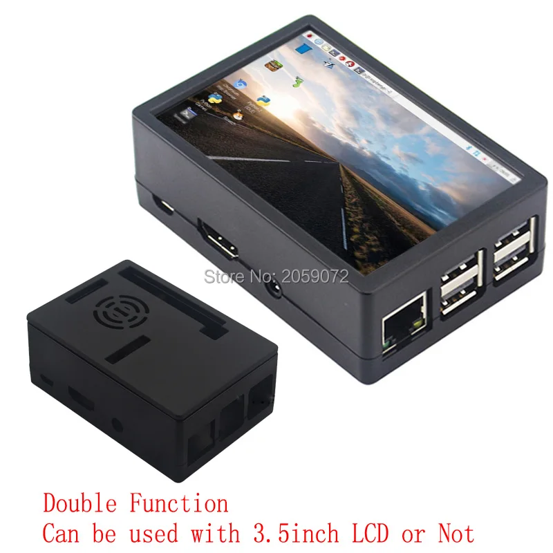 Чехол для Raspberry pi LCD 3 5 дюйма двухфункциональный сенсорный экран model b +/4B/zero |