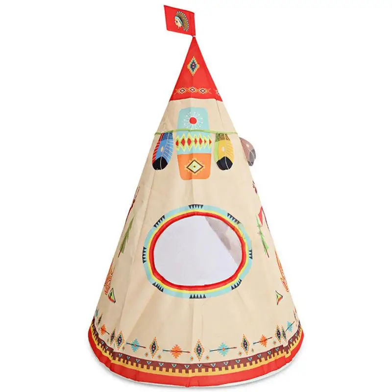 Детская игровая палатка Tipi портативная в индийском стиле для мальчиков и