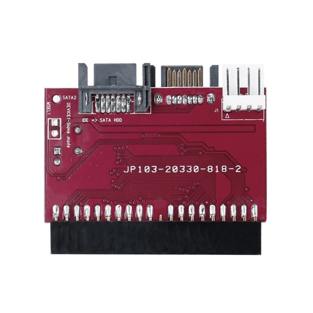 Converter Adapter Red Lightweight Durable IDE HDD to SATA Serial ATA Hard Disk Driver Support for 133 100 CD | Электроника