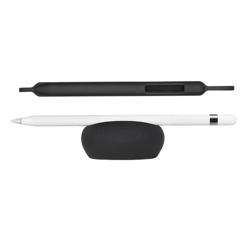 Силиконовый чехол 2 в 1 для карандаша Apple ipencil черный|Стилусы планшетов| |