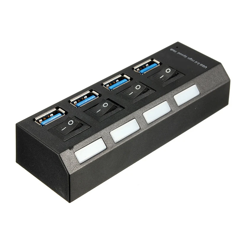 4 порта USB 3 0 концентратор сплиттер адаптер + кабель и источник питания