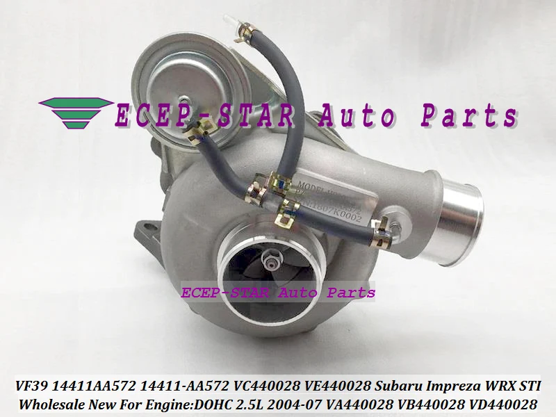 Турбо VF39 14411AA572 14411 AA572 VA440028 VB440028 VC440028 VD440028 для Subaru Impreza WRX STI EJ25 DOHC 2.5L 04