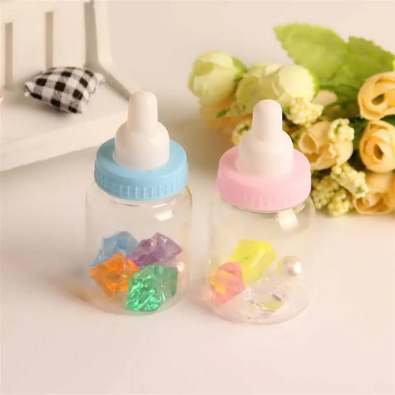 30 шт. Baby Shower коробка конфет подарочная упаковка Пластик бутылочка для кормления