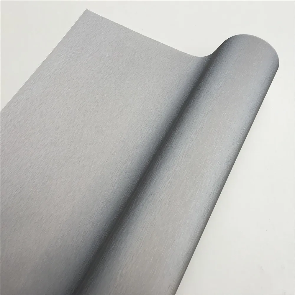 Матовая Серебряная виниловая пленка для обертывания автомобиля без пузырьков