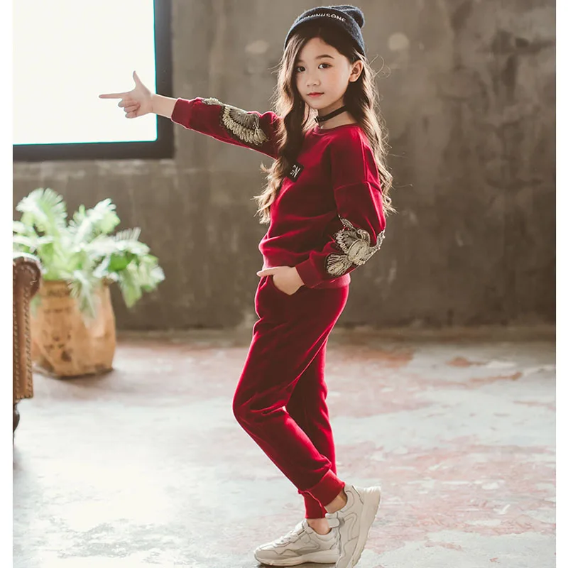 Новинка 2021 весенний модный детский повседневный костюм осенняя спортивная
