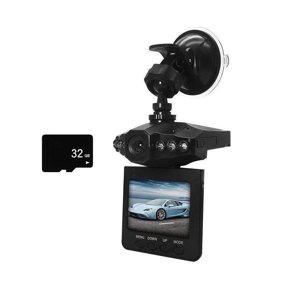 Автомобильный видеорегистратор с SD-картой 32 ГБ HD 1080P ночное видение | Автомобили и