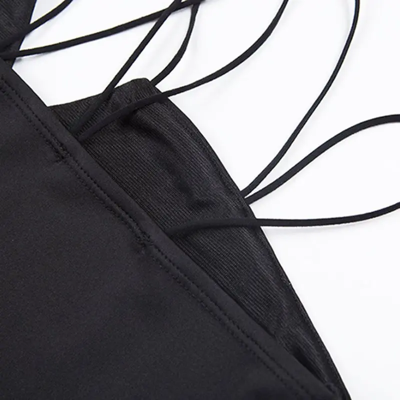 Женское платье на бретелях с открытой спиной мини сексуальное облегающее