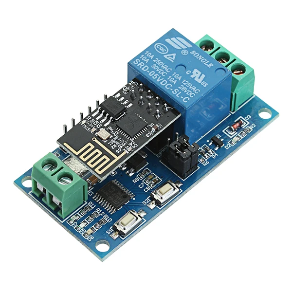 CLAITE 1 шт. 5В реле Wi Fi модуль обновления ESP8266 дистанционного Управление