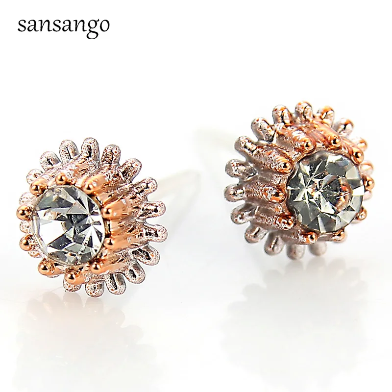 36 пар смешанные серьги гвоздики с кристаллами набор сердце животное цветок