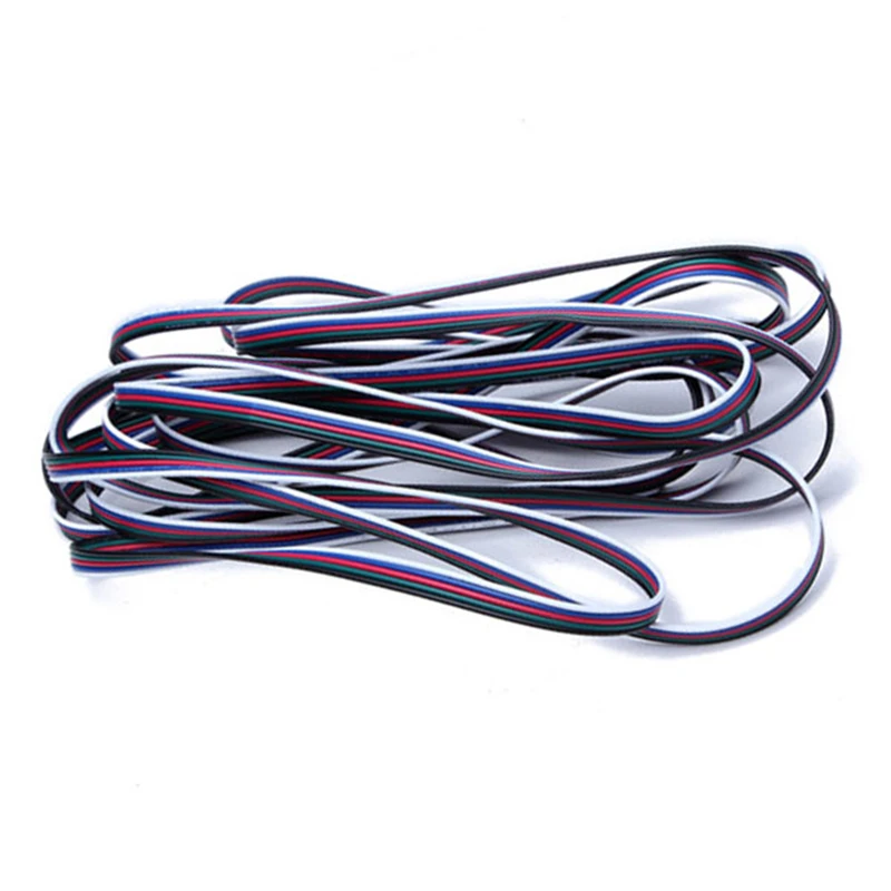 CLAITE 5 м контактный светодиодный RGB удлинитель провода разъем для 5050 3528 SMD