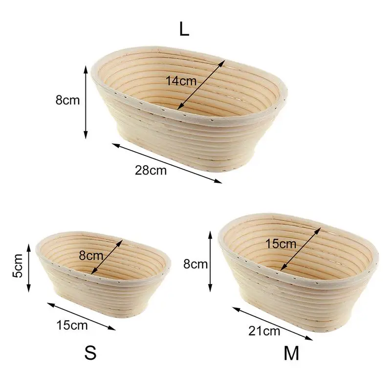 Горячая плетеная корзина из ротанга для брожения кантри багет французский хлеб