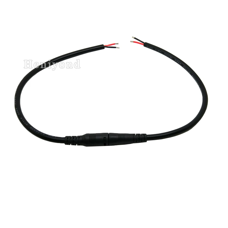 2 пары 5 5x2 1 мм постоянного тока питания женский и мужской 2Pin 18AWG кабель разъем шнур