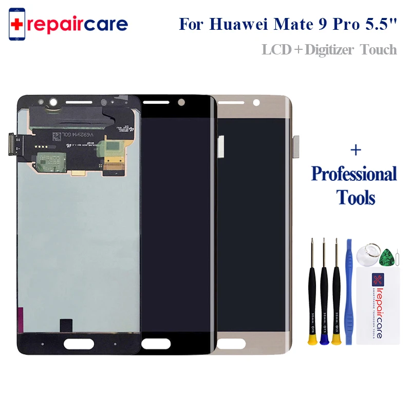 ЖК дисплей 5 дюйма для Huawei Mate 9 Pro сенсорный экран дигитайзер в сборе с рамкой