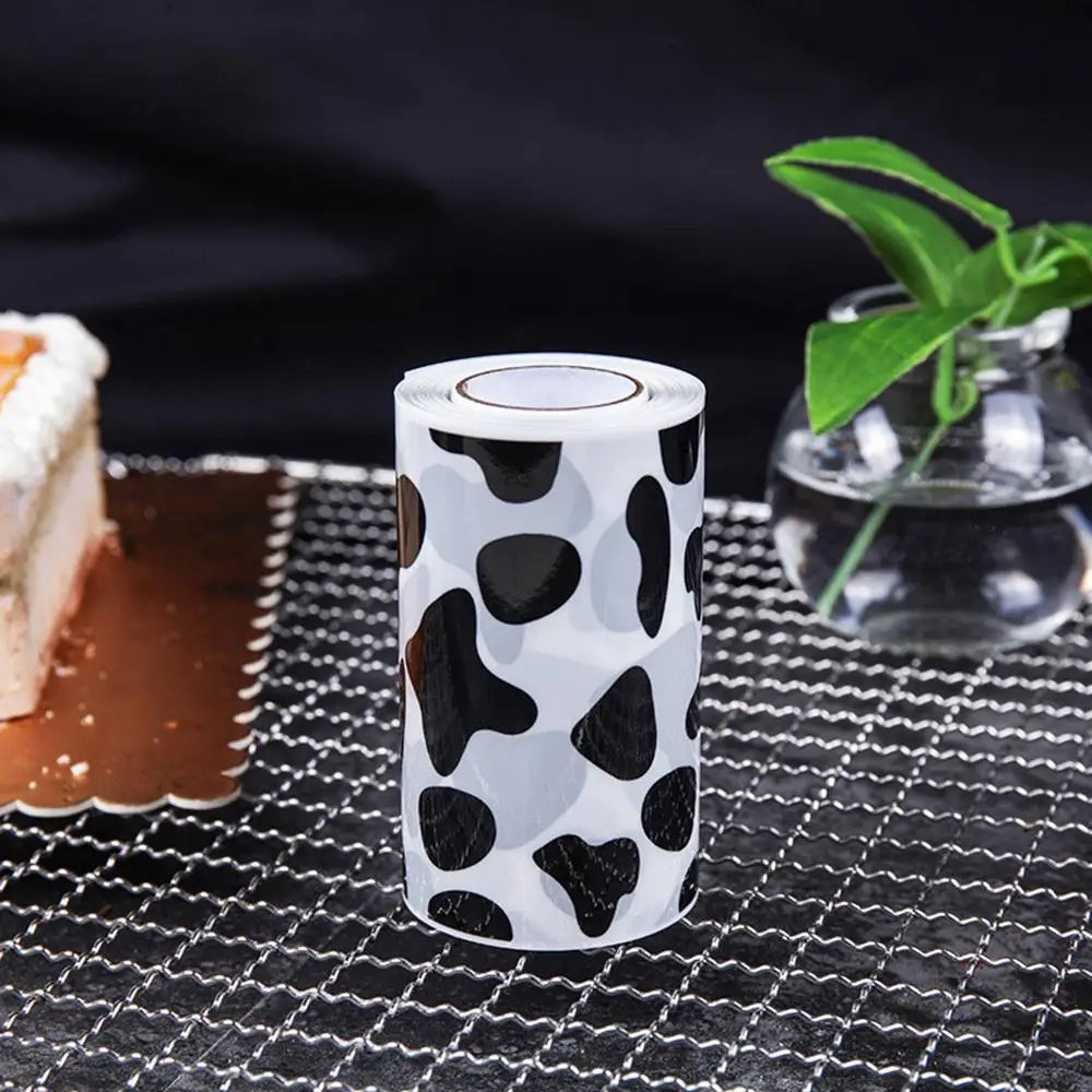 1 руллон Прозрачный Ясно мусс окружающий край Обёрточная бумага лента выпечки