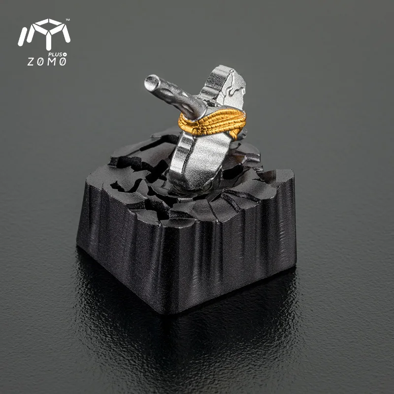 Оригинальный полупрозрачный механический колпачок для клавиатуры ZOMO Stone Hammer с