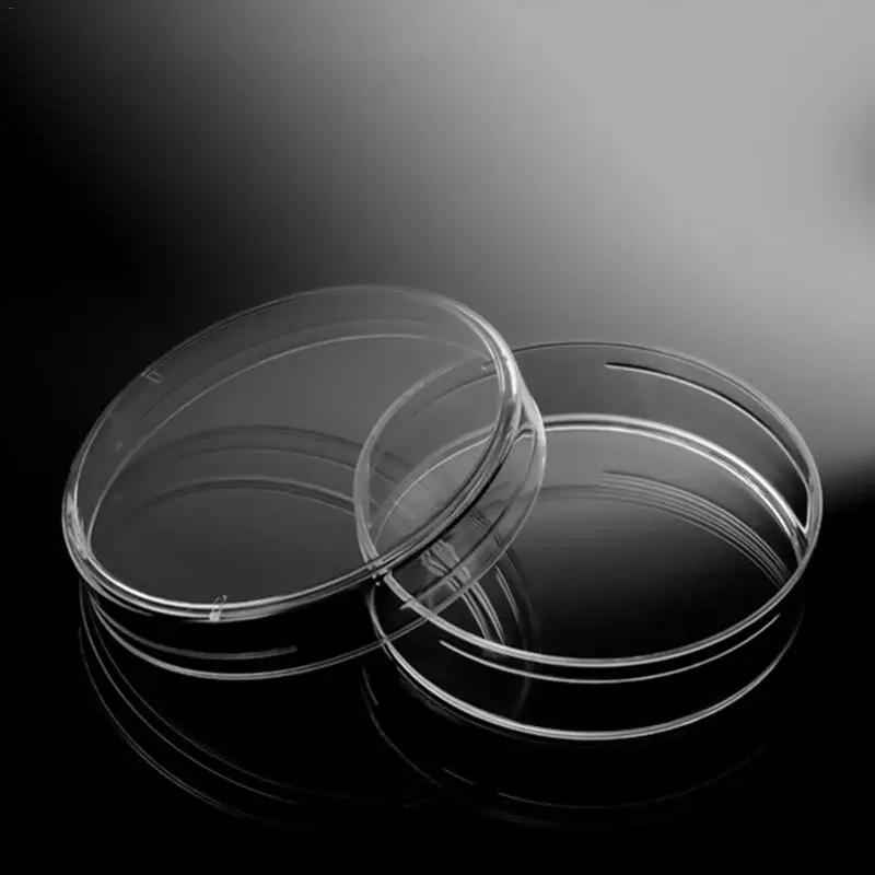 10 шт./упак. прозрачный стерильные Пластик чашки Петри с крышкой тарелка