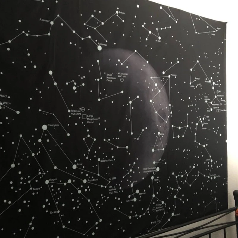 Galaxy Space Pattern гобелен настенный легкий полиэстер ткань украшения стен дома Psychedelic