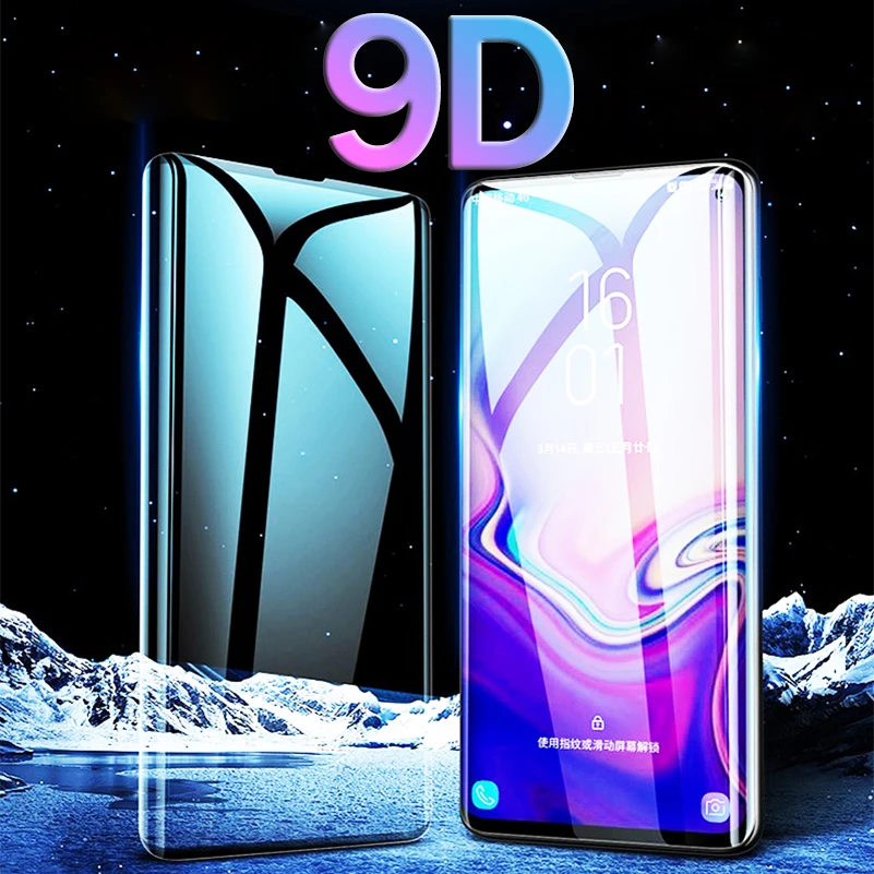 Защитное стекло закаленное 9D для Samsung Galaxy s10 e plus|Защитные стёкла и плёнки
