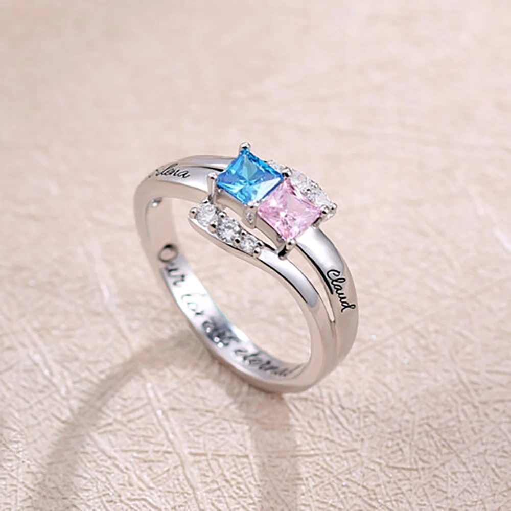 Оптовая продажа от фабрики уникальные ювелирные изделия Sweey гравировка двух