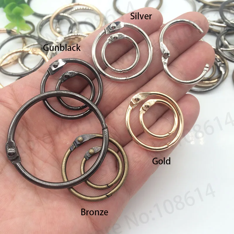 DIY Материал отрывными листами кольца для крышки украсить свободные круг модной