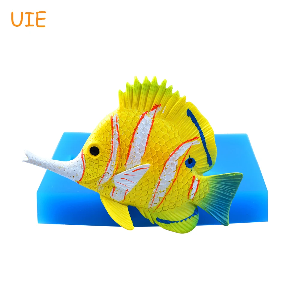 

Силиконовая форма в виде тропической рыбы DYL537U 90,6 мм-инструменты для украшения торта, помадки, печенья, смолы