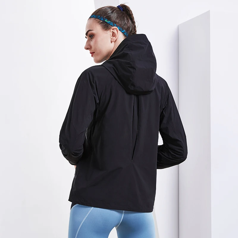 Willarde осенне-зимняя спортивная куртка на молнии для бега йоги женщин с капюшоном