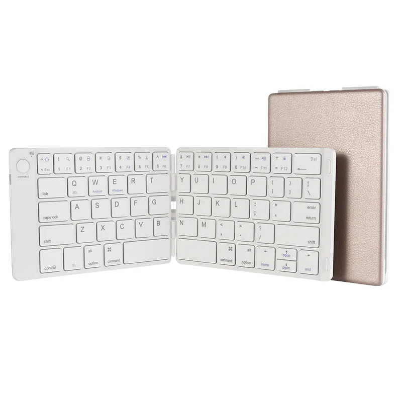 

Qianye B047 Folding Bluetooth Keyboard Tablet Mobile Phone Mini Portable General Wireless Keypad for IOS Android Windows