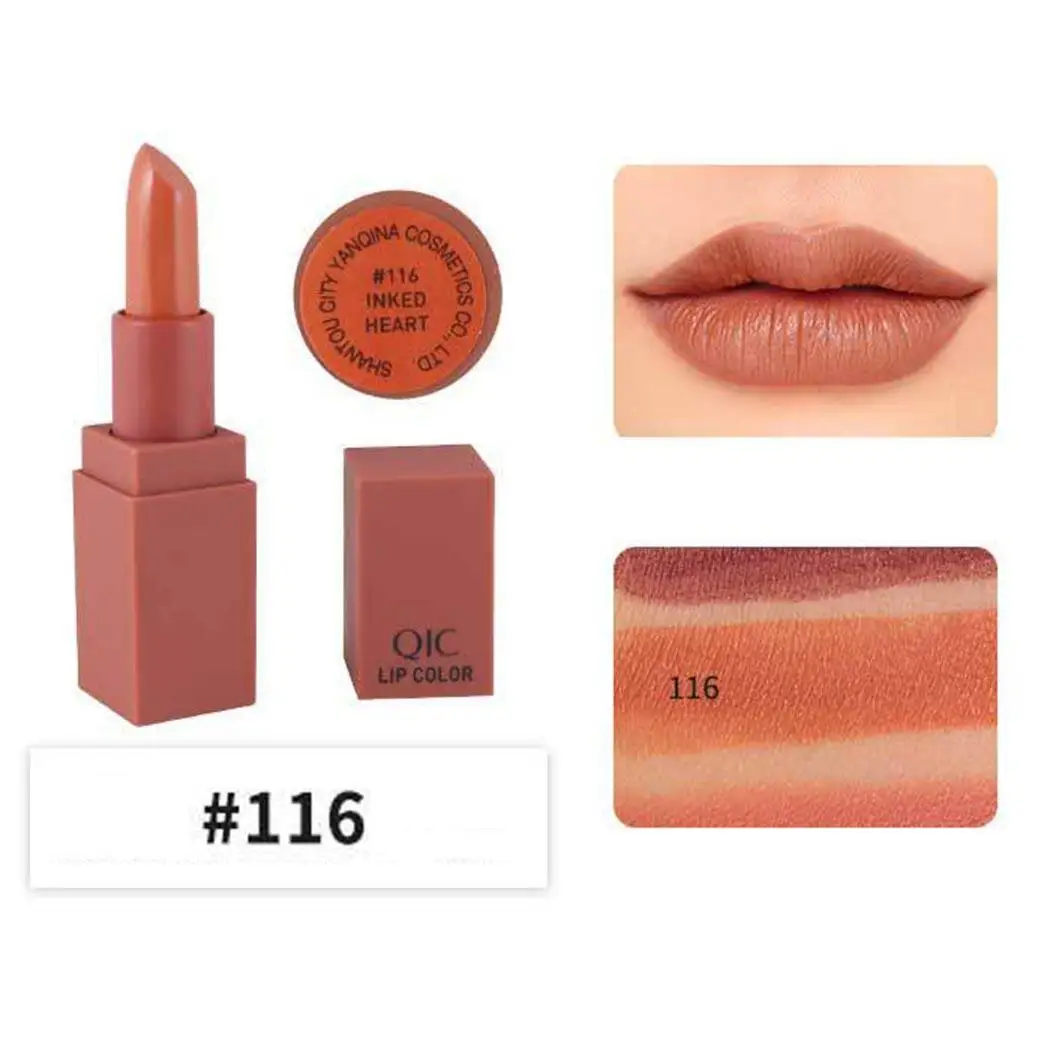 Новый макияж косметика матовый длительный Винтажный стиль мягкий крем для губ