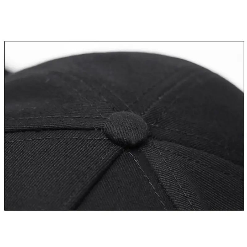 Unisex Cotton Cap Outdoor Black Baseball Caps All-Match Sports Casual Sun Hat For Men Women | Спорт и развлечения