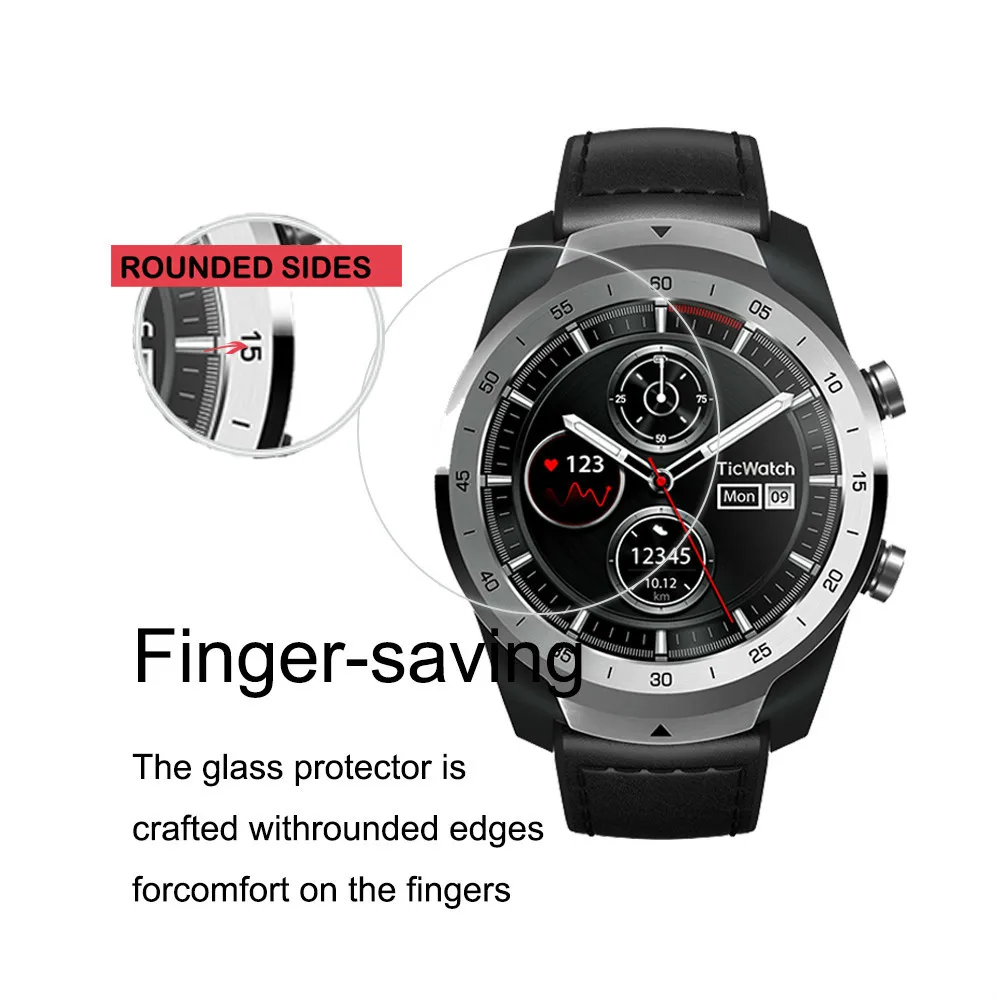 Для умных часов Ticwatch Pro 0 3 мм 2.5D 9H закаленное стекло защита экрана против царапин