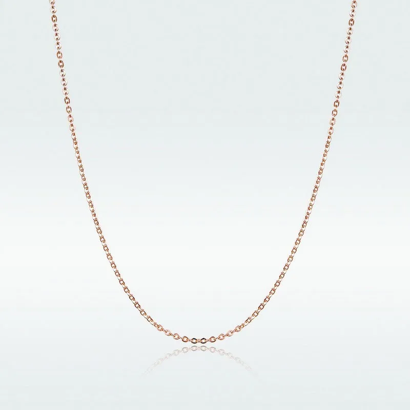 Женское Ожерелье из стерлингового серебра 925 пробы ожерелье цвета розового