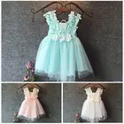 Платье для девочек Pudcoco, элегантное праздничное платье для маленьких принцесс, платье-пачка, официальное платье для вечеринки