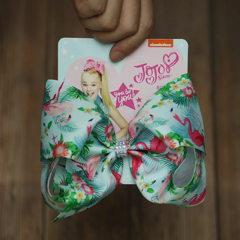 Heat Sell Jojo Siwa U.S.A Super Children Whorl Bring Fabric Art Bow Hairpin | Детская одежда и обувь