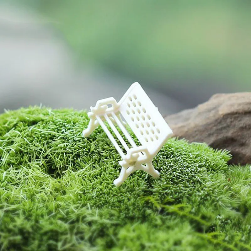 Распродажа Белый Стул Сказочный Сад Миниатюрные Мини гномы моховые террариумы