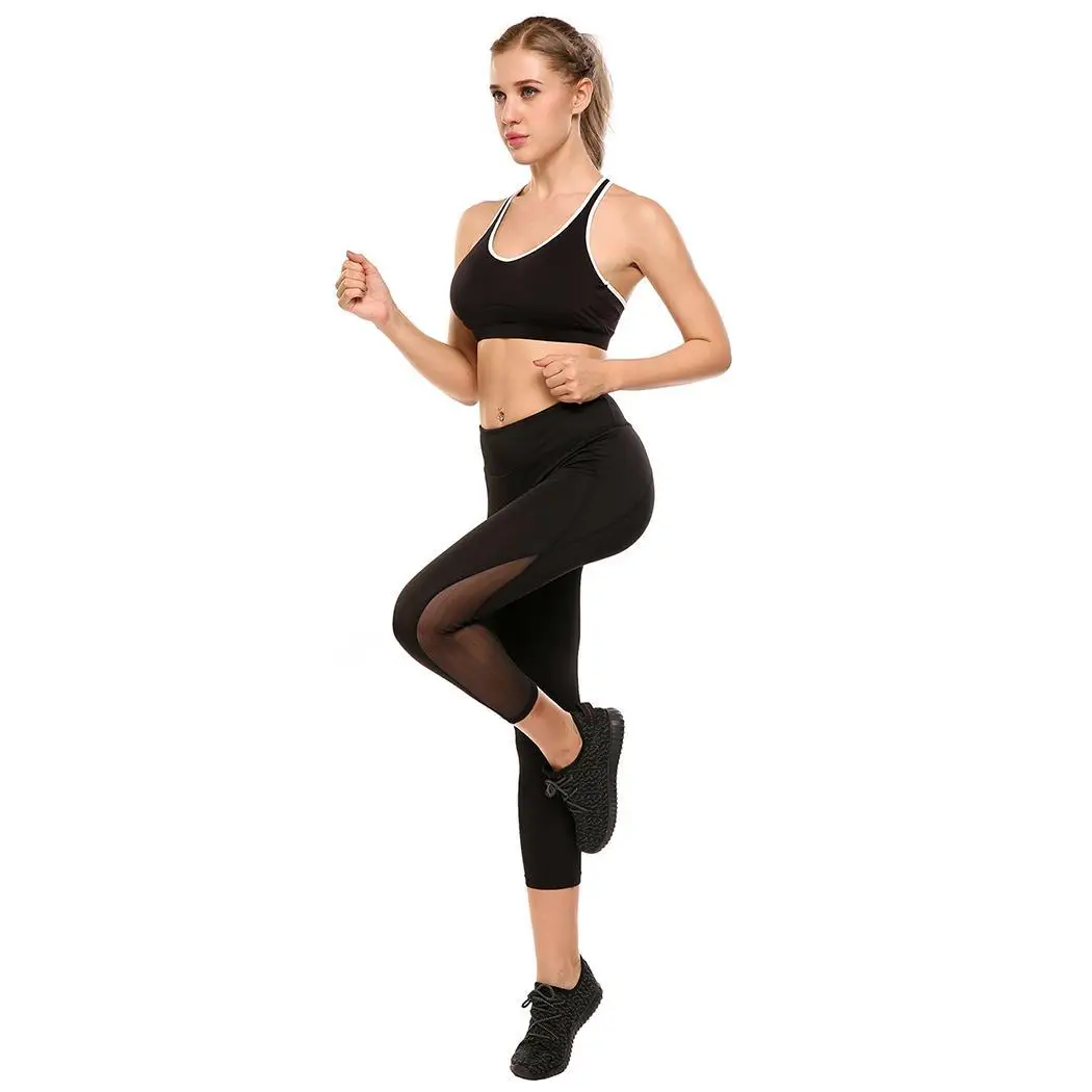 Женский спортивный однотонный пуловер Yoga Bra High Impact Yes для тренировок фитнес без