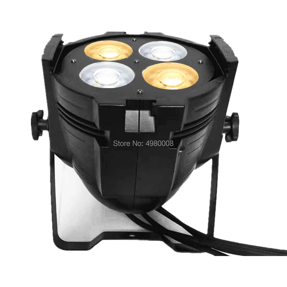 200 Вт LED COB Par свет с дверями сарая/4x50 прожектор/теплый белый + холодный сценический