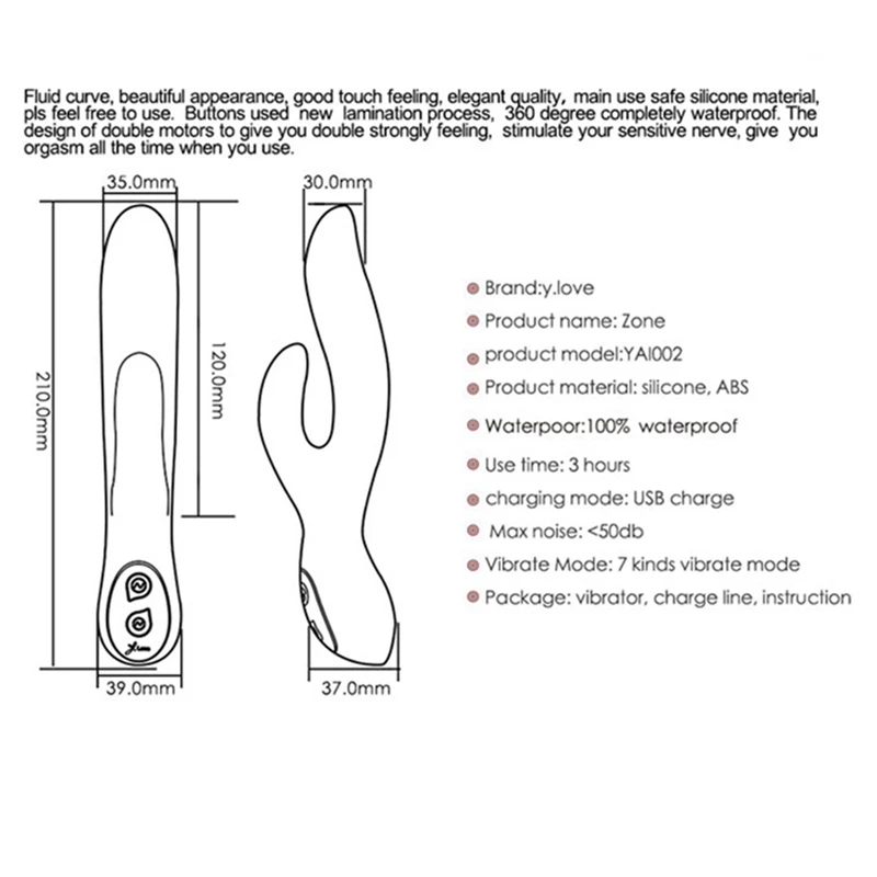 Qise Luxury High Quality G-Spot Sex Toys for Woman USB Rechargeable Adult Products Silicone Waterproof Clitoral Vibrator | Красота и
