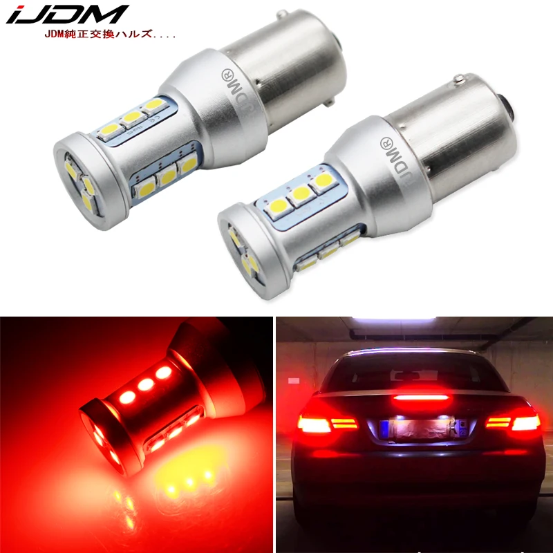 

iJDM BAU15S PY21W LED 1156 P21W Светодиодные лампы Canbus для BMW F22 F30 F32 2 3 4 серии Задние указатели поворота или стоп-сигналы/задние фонари