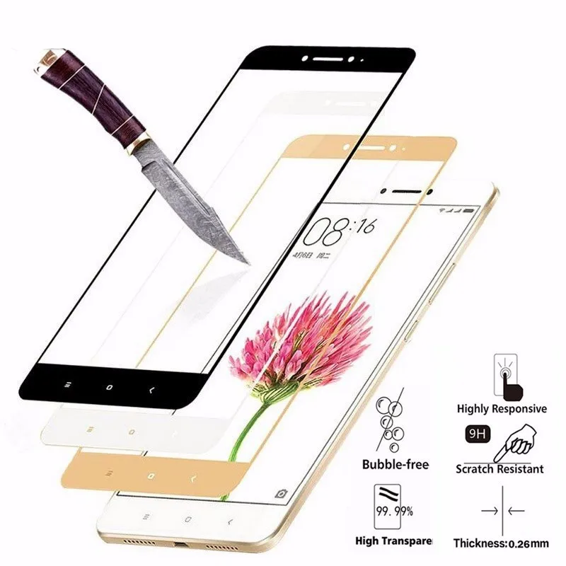 Полное покрытие закаленное стекло для сяо mi note 3 Note3 экран защитный дюймов 5