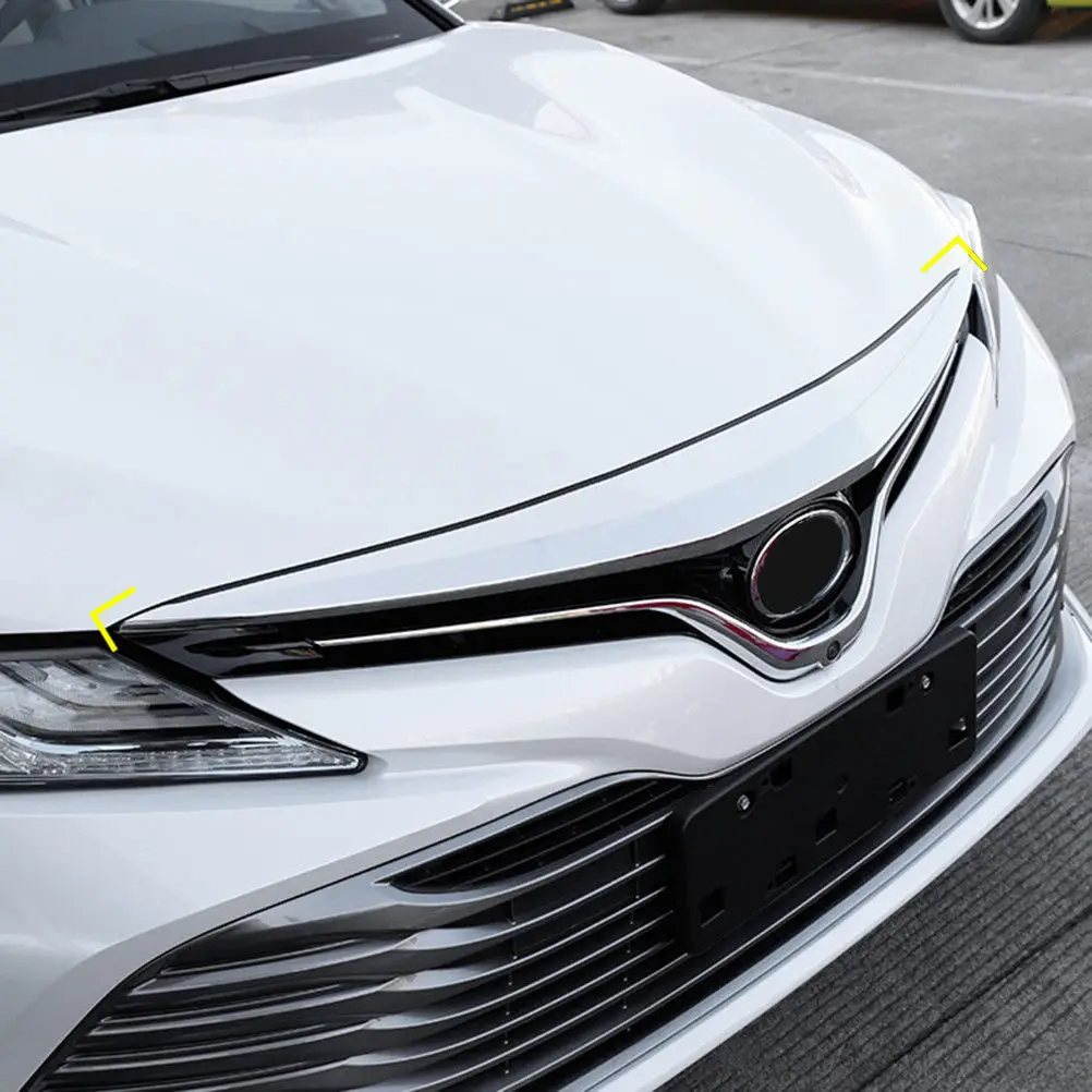 Чехол для Toyota Camry 2018 2019 2020 передний бампер решетка крышка двигателя полоса